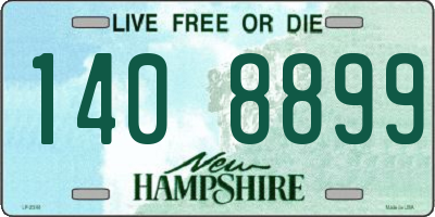 NH license plate 1408899