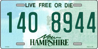NH license plate 1408944