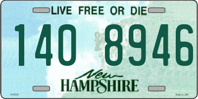 NH license plate 1408946