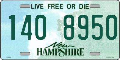 NH license plate 1408950