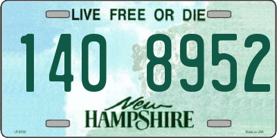 NH license plate 1408952