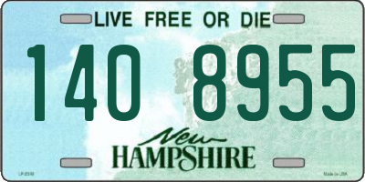 NH license plate 1408955