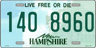 NH license plate 1408960