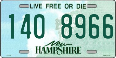 NH license plate 1408966