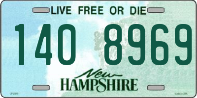 NH license plate 1408969