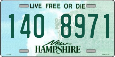 NH license plate 1408971