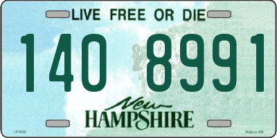 NH license plate 1408991