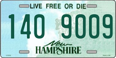 NH license plate 1409009