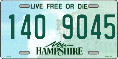 NH license plate 1409045