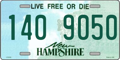 NH license plate 1409050