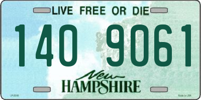 NH license plate 1409061