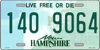 NH license plate 1409064