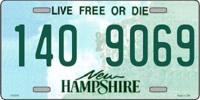 NH license plate 1409069