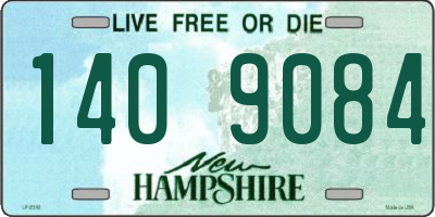 NH license plate 1409084