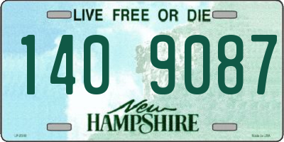 NH license plate 1409087