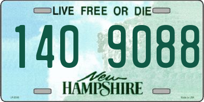 NH license plate 1409088