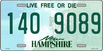 NH license plate 1409089