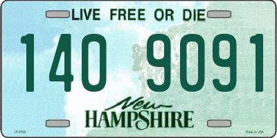 NH license plate 1409091