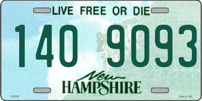 NH license plate 1409093