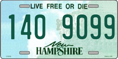 NH license plate 1409099