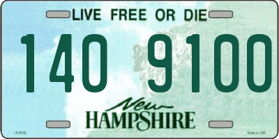 NH license plate 1409100