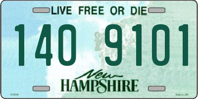 NH license plate 1409101