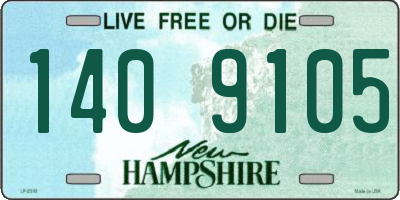 NH license plate 1409105
