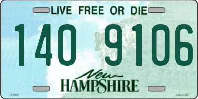 NH license plate 1409106