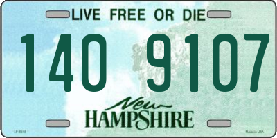 NH license plate 1409107