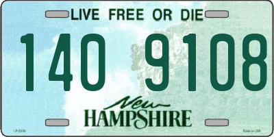 NH license plate 1409108