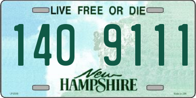 NH license plate 1409111
