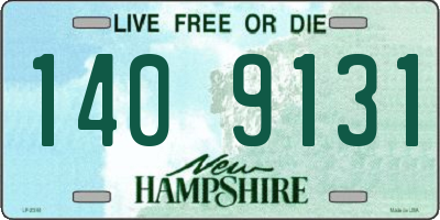 NH license plate 1409131