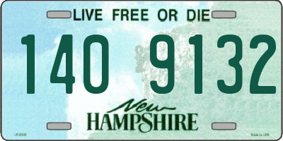 NH license plate 1409132