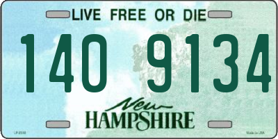NH license plate 1409134