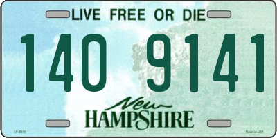 NH license plate 1409141