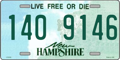NH license plate 1409146
