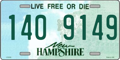 NH license plate 1409149