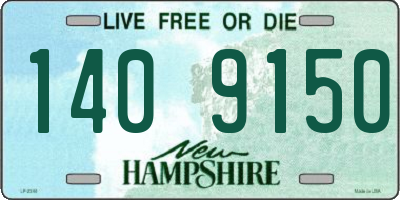 NH license plate 1409150