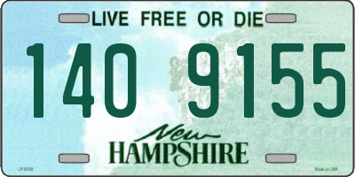 NH license plate 1409155