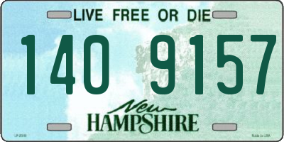 NH license plate 1409157