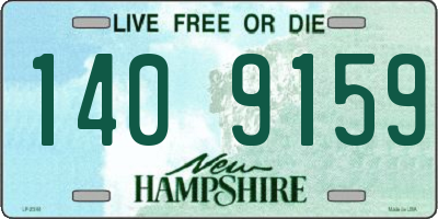 NH license plate 1409159
