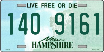 NH license plate 1409161