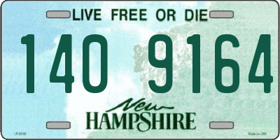 NH license plate 1409164