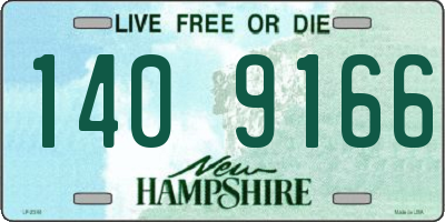 NH license plate 1409166