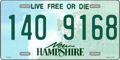NH license plate 1409168