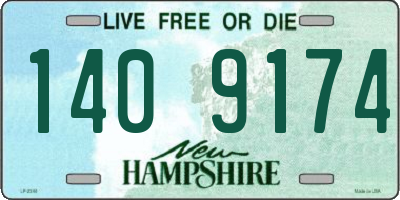 NH license plate 1409174