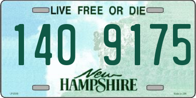 NH license plate 1409175