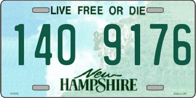 NH license plate 1409176