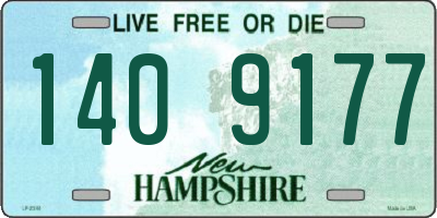 NH license plate 1409177