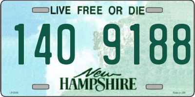 NH license plate 1409188
